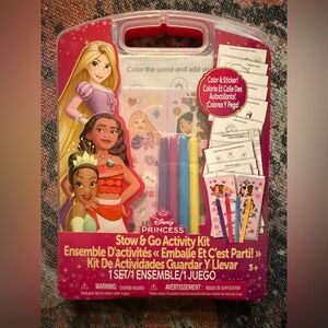 Disney Princess Stow & Go Activity Kit - New and Sealed